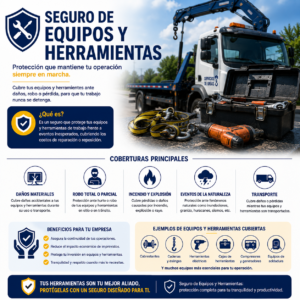 Seguro de Equipos y Herramientas